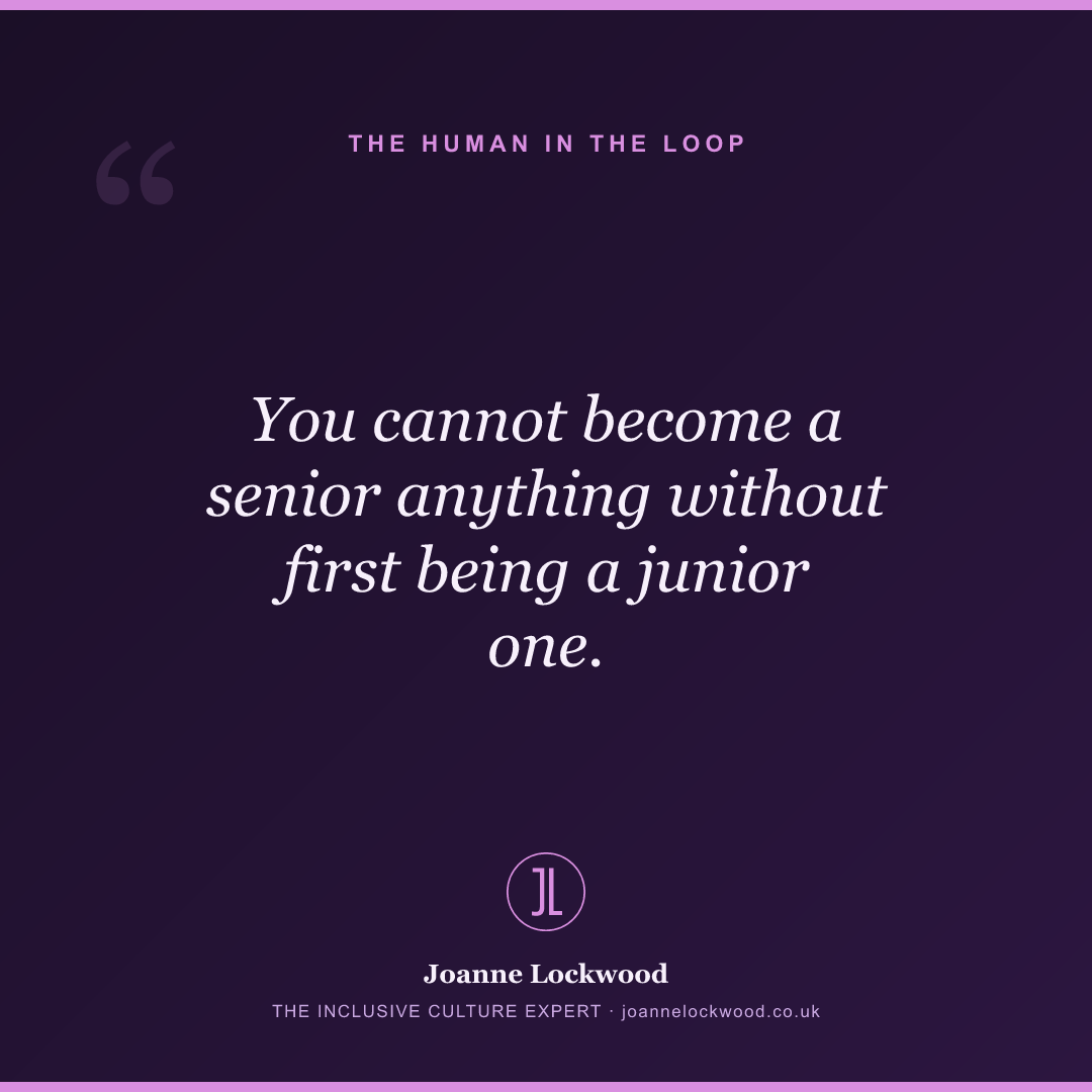 You cannot become a senior anything without first being a junior one.